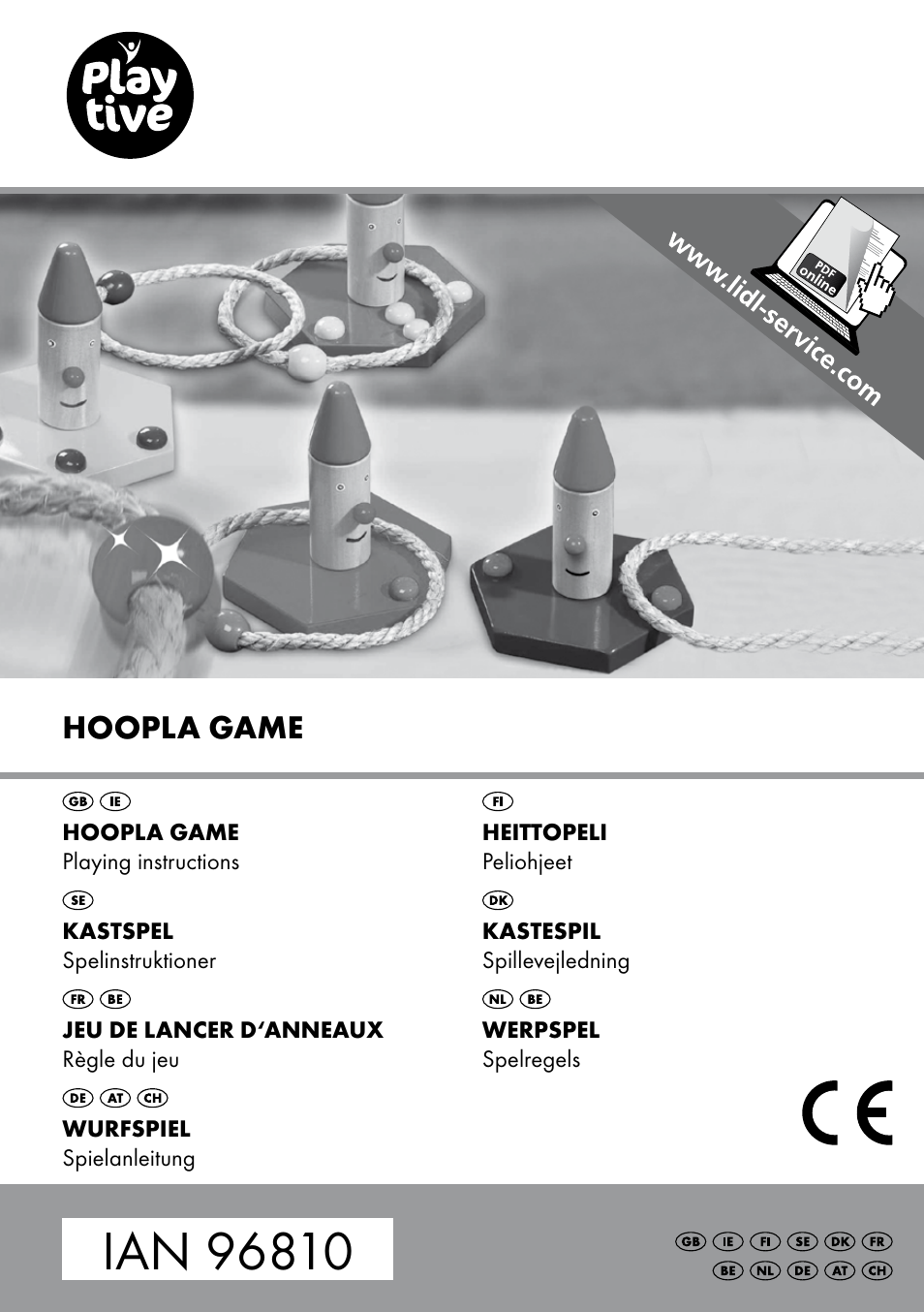 Playtive HOOPLA GAME User Manual | 16 pages