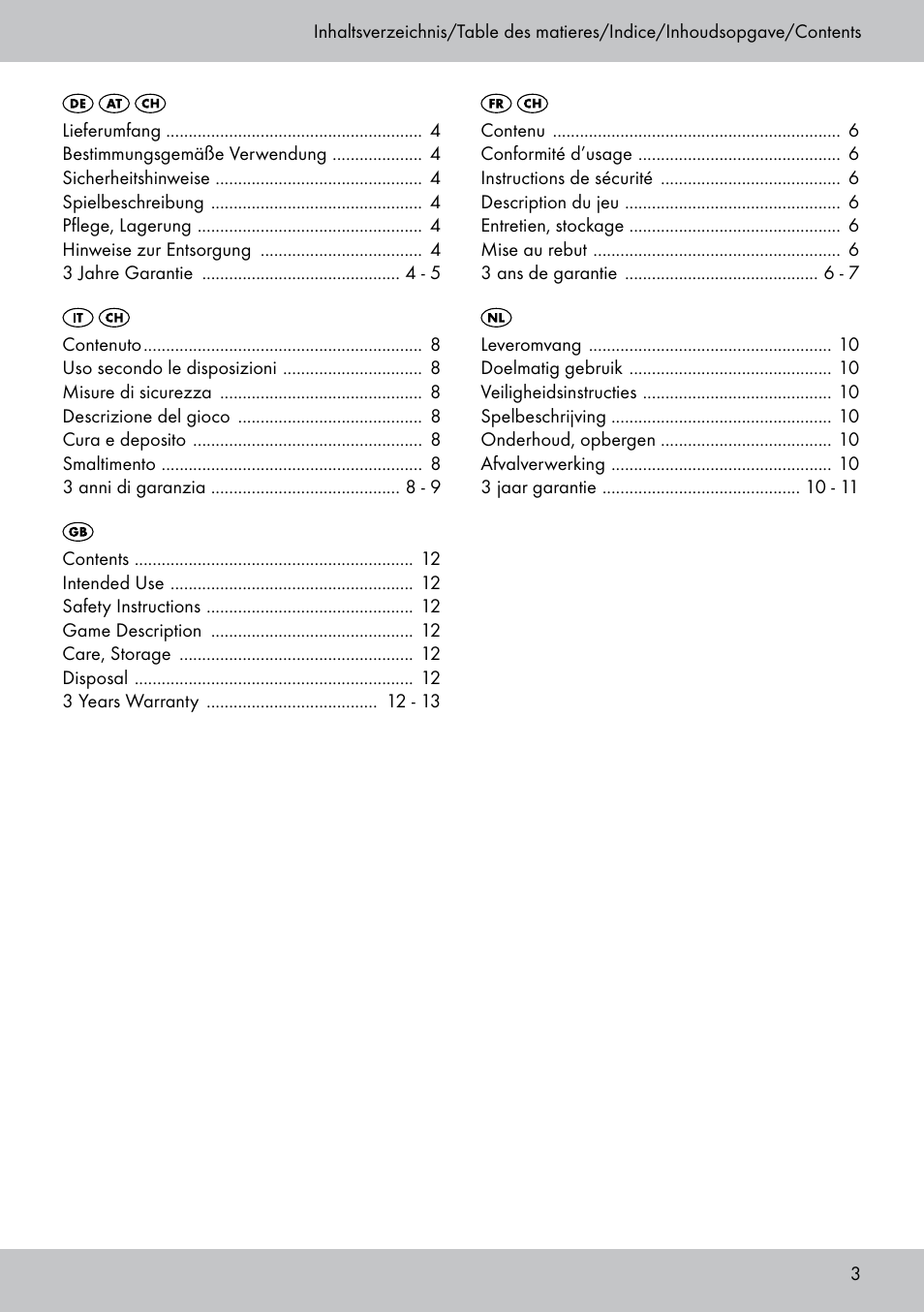 Playtive CROQUET SET User Manual | Page 3 / 16