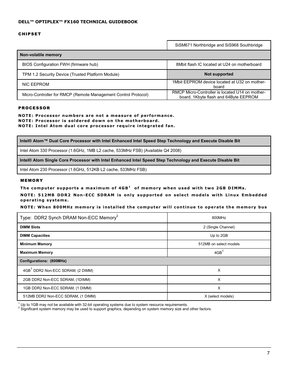 Dell OptiPlex FX160 User Manual | Page 7 / 20