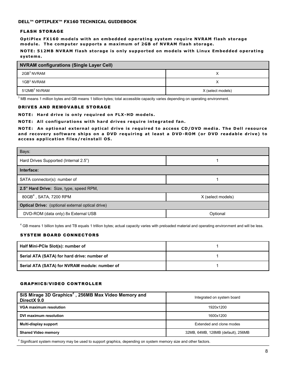 Dell OptiPlex FX160 User Manual | Page 8 / 20