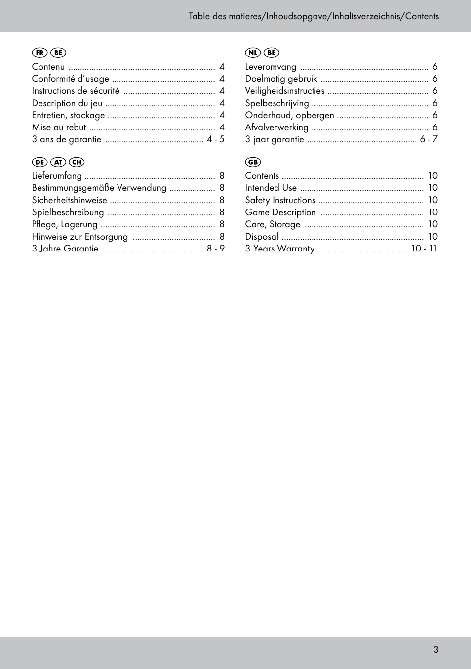 Playtive CROQUET SET User Manual | Page 3 / 12