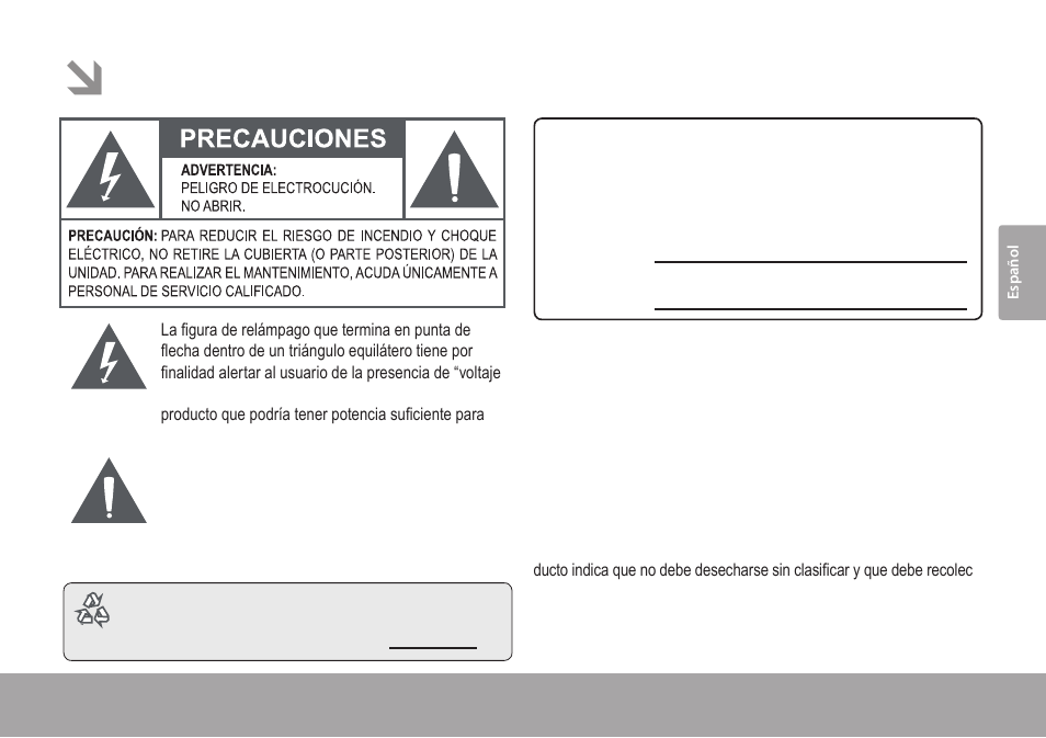 Avisos de seguridad y reglamentación | COBY CSMP175 User Manual | Page 37 / 62