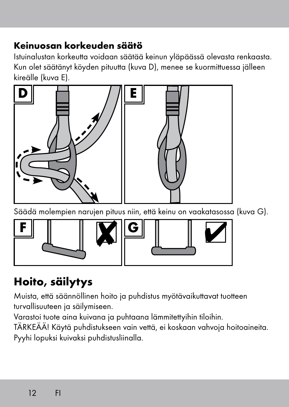 Playtive Swing Brettschaukel User Manual | Page 10 / 40