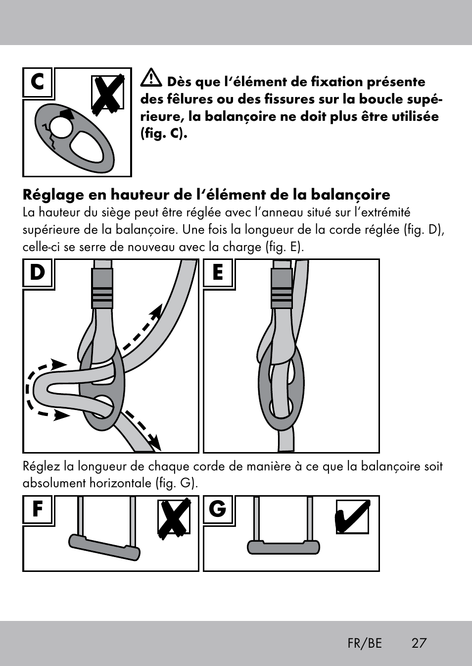 Playtive Swing Brettschaukel User Manual | Page 25 / 40