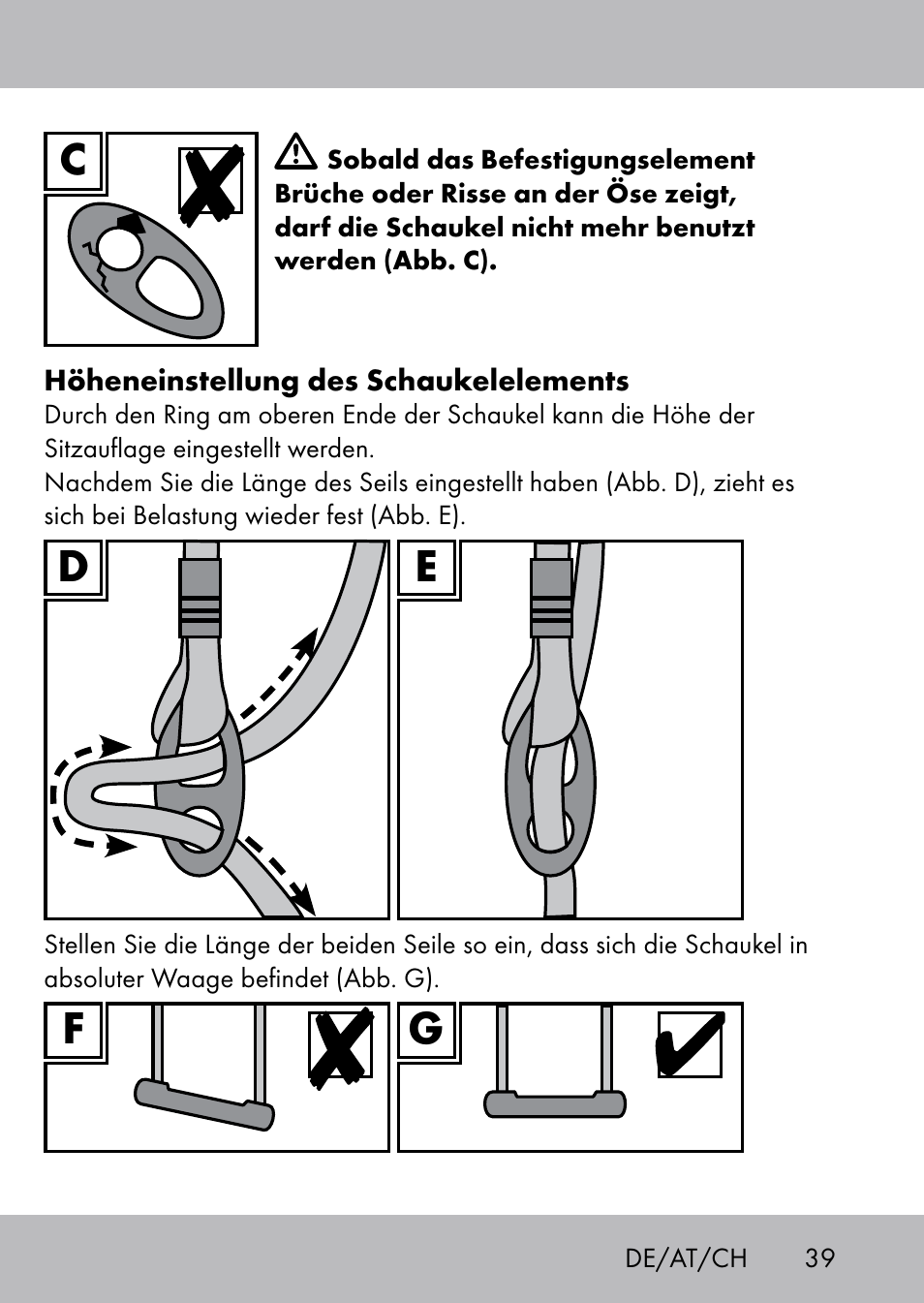 Playtive Swing Brettschaukel User Manual | Page 37 / 40