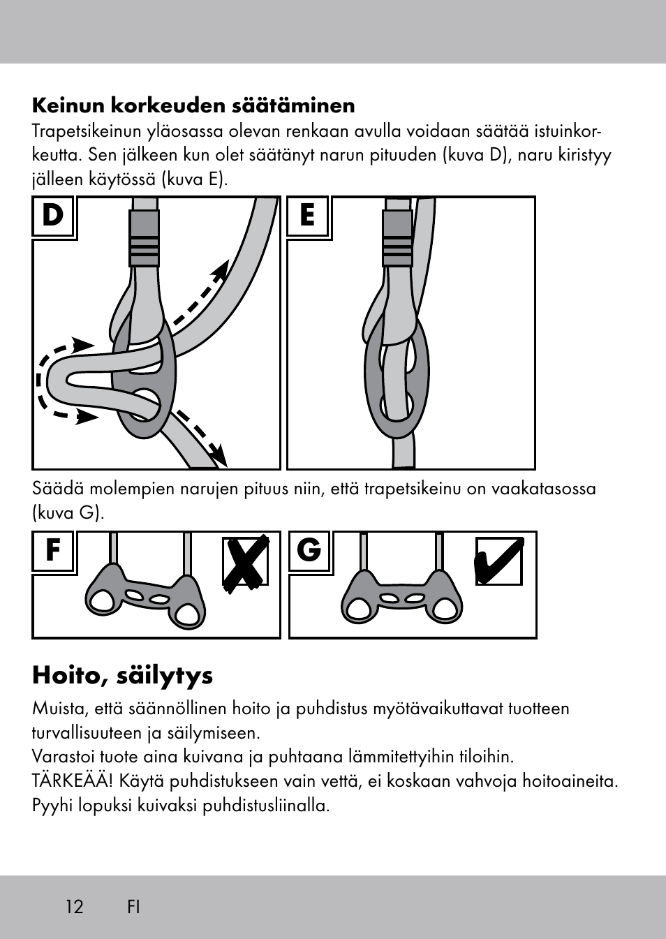 Playtive Swing Trapezschaukel User Manual | Page 10 / 40