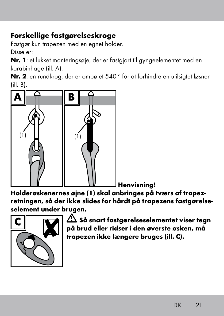 Playtive Swing Trapezschaukel User Manual | Page 19 / 40