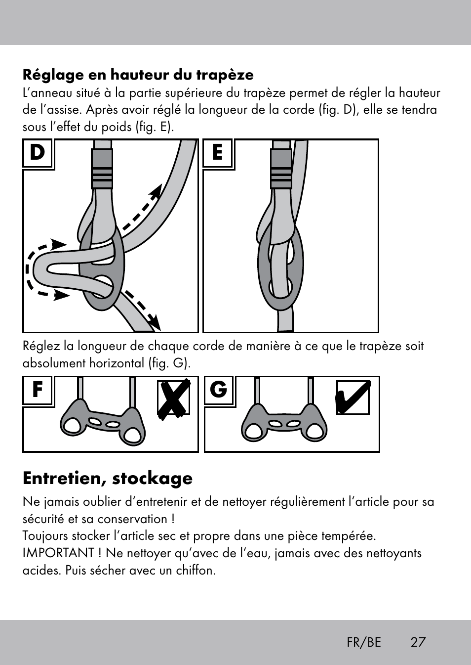 Playtive Swing Trapezschaukel User Manual | Page 25 / 40