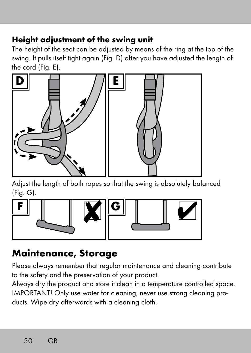 Playtive Swing Brettschaukel User Manual | Page 28 / 32