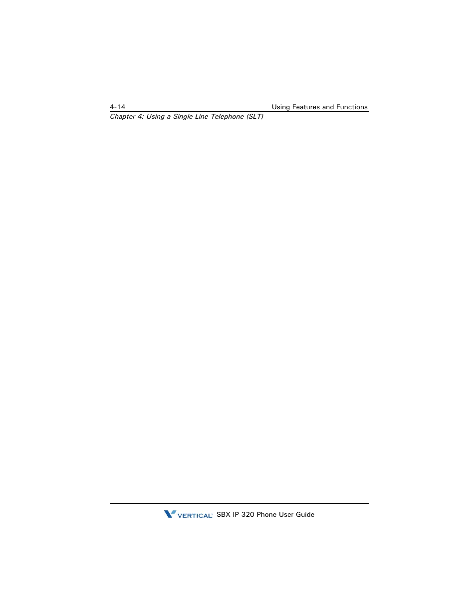 Pickup, Extension, Group | Off-hook alarm, Pickup -14 off-hook alarm -14 | Vertical SBX IP 320 User Manual | Page 110 / 124