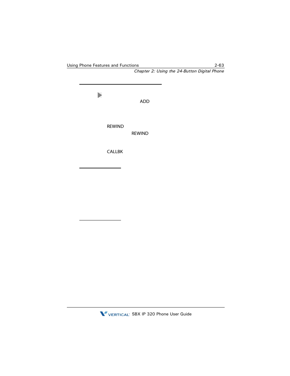 Vertical SBX IP 320 User Manual | Page 79 / 124