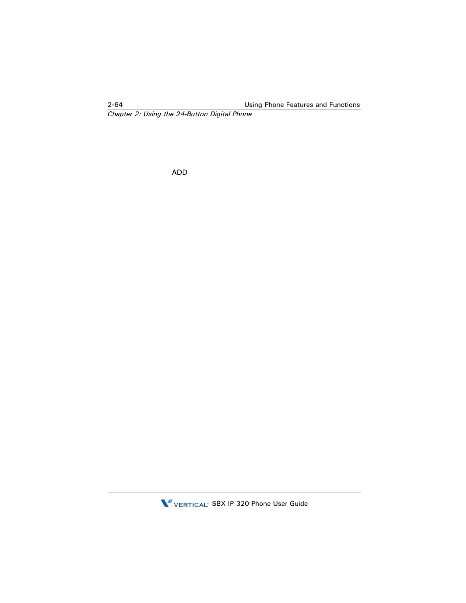 Checking voice mailbox from outside the office | Vertical SBX IP 320 User Manual | Page 80 / 124