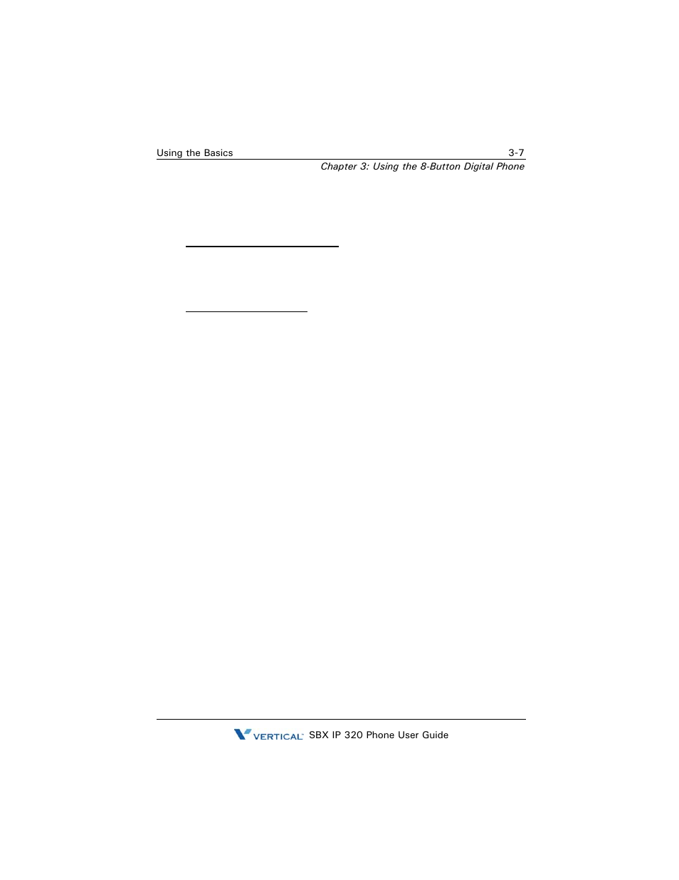 Answering calls, Using the speaker, Using the hold feature | Transferring calls | Vertical SBX IP 320 User Manual | Page 89 / 124