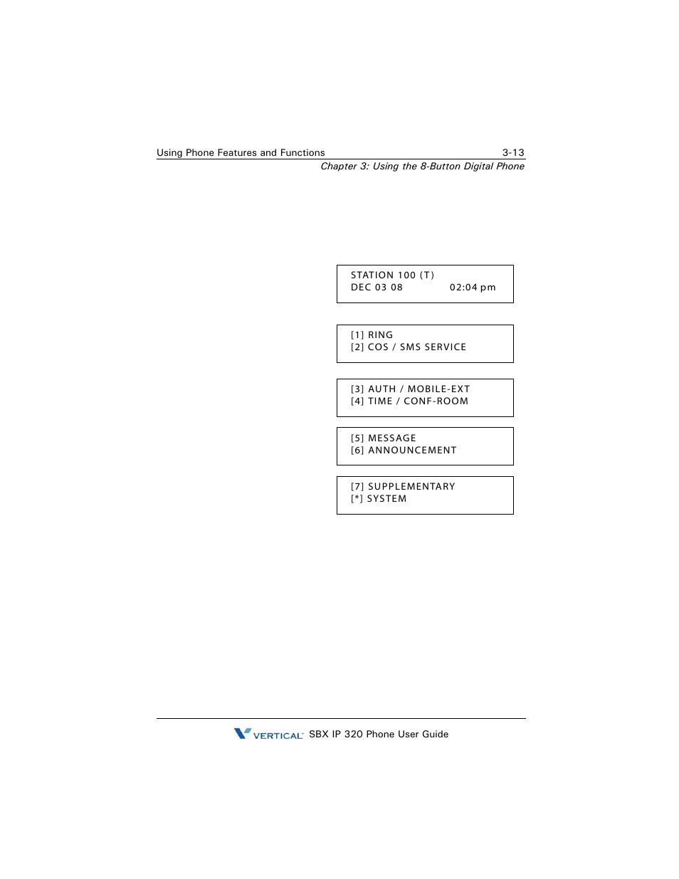 User programming, User programming -13 | Vertical SBX IP 320 User Manual | Page 95 / 124
