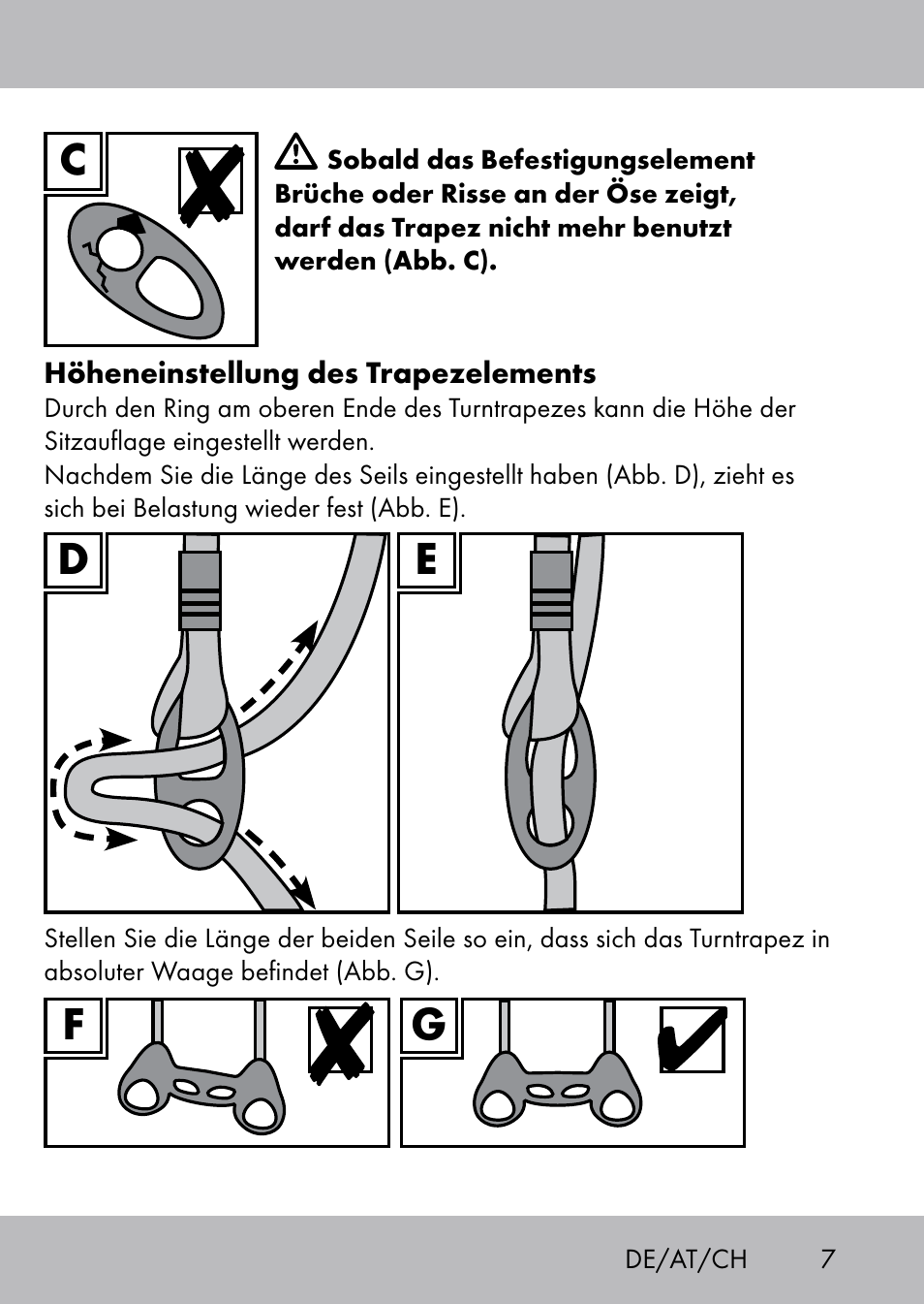 Playtive Swing Trapezschaukel User Manual | Page 5 / 28