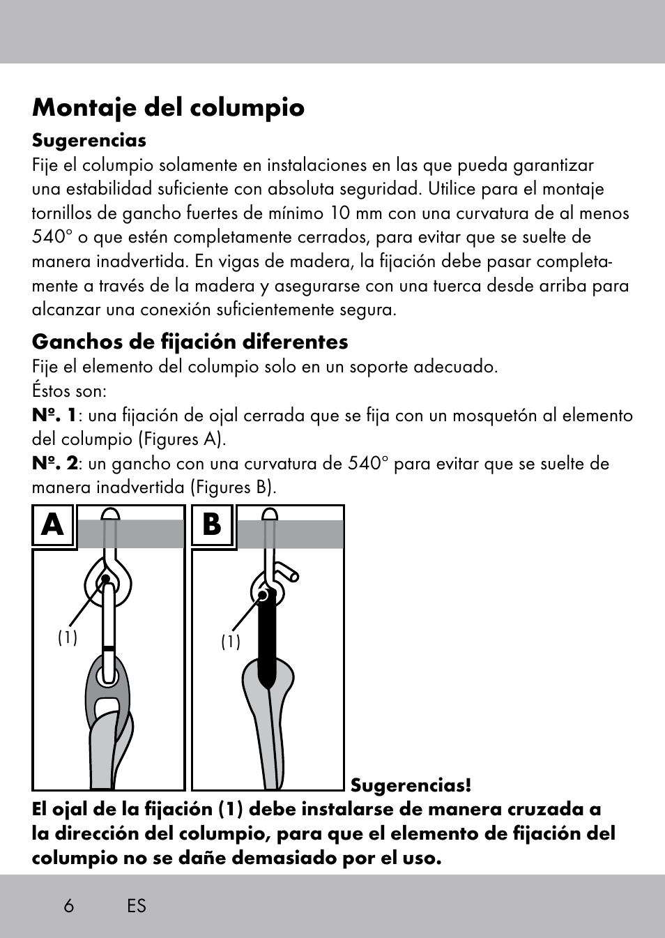 Montaje del columpio | Playtive Swing Brettschaukel User Manual | Page 4 / 28