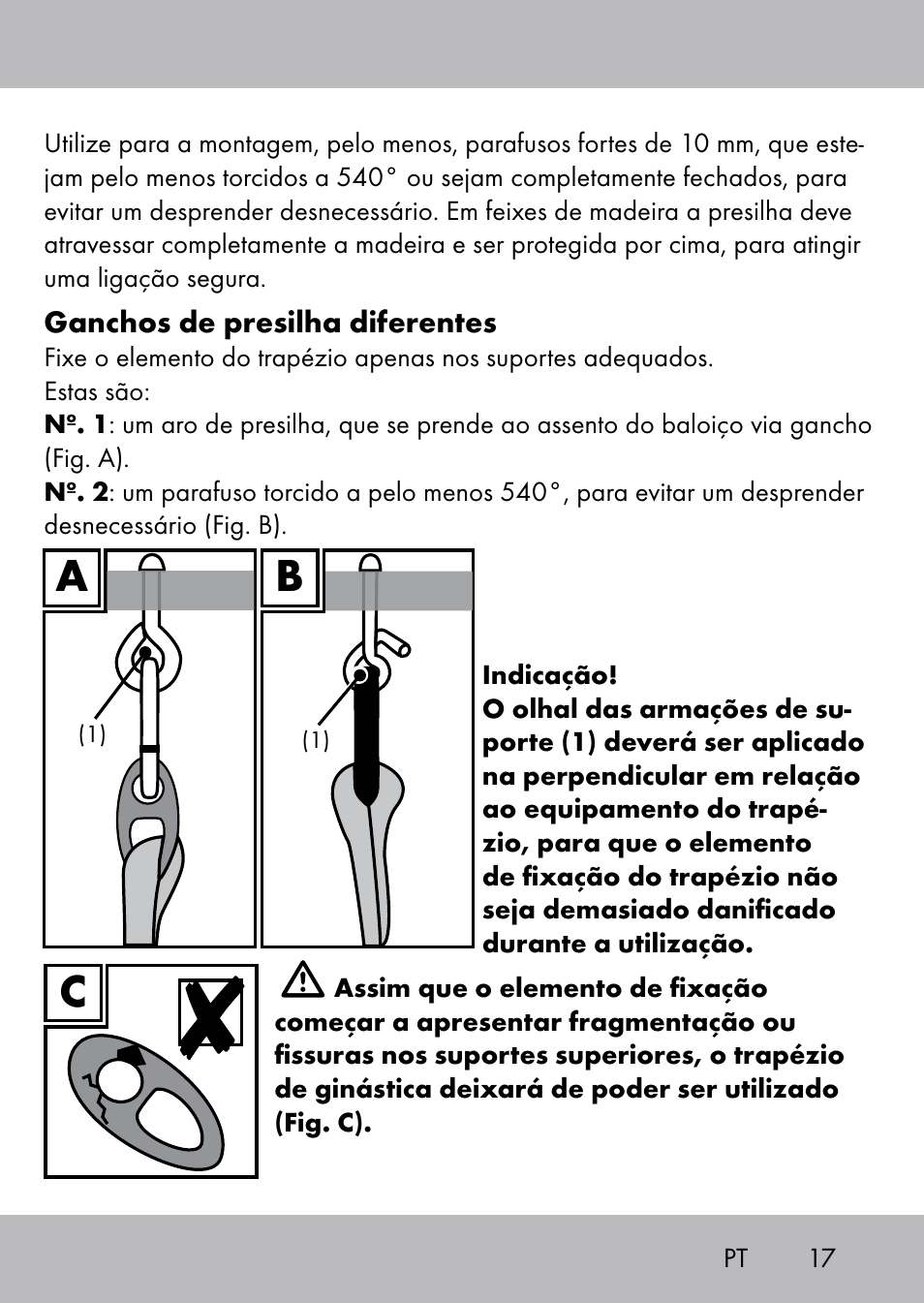 Playtive Swing Trapezschaukel User Manual | Page 15 / 28