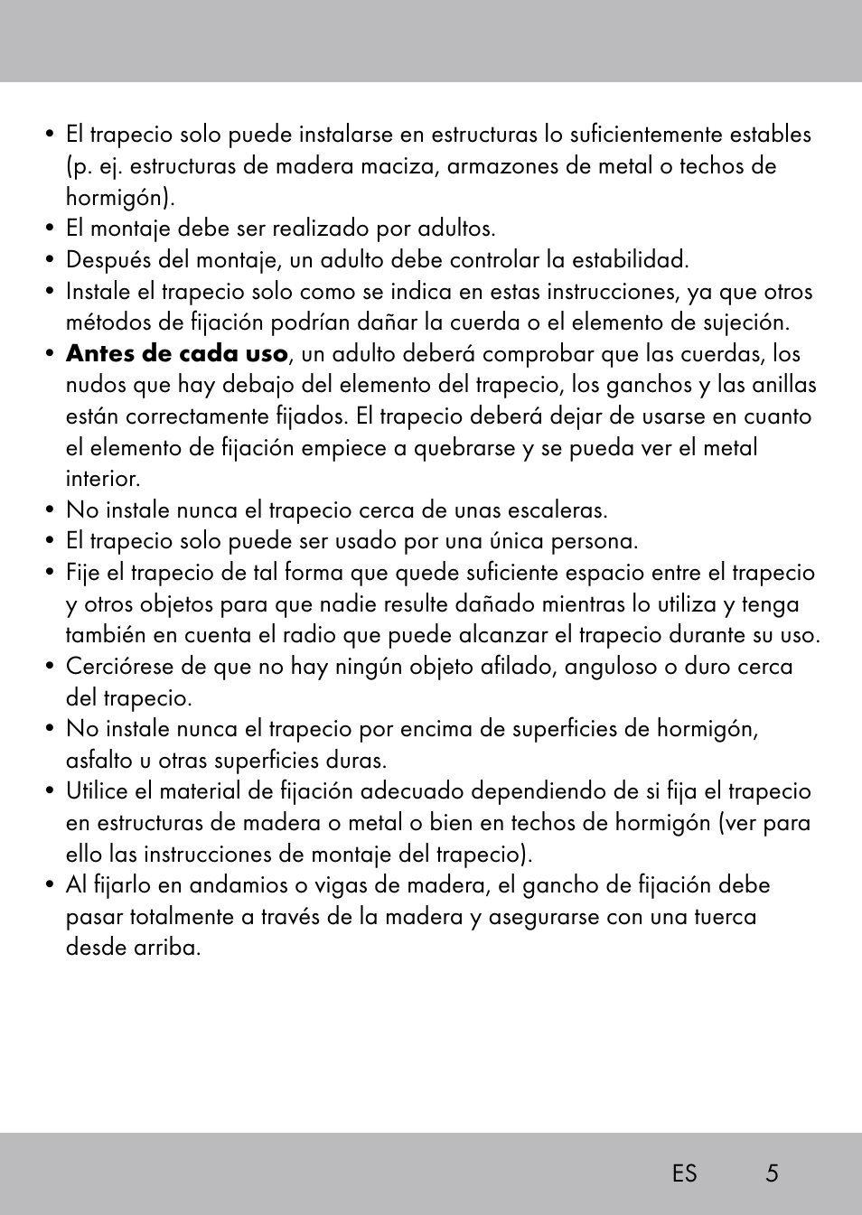 Playtive Swing Trapezschaukel User Manual | Page 3 / 28