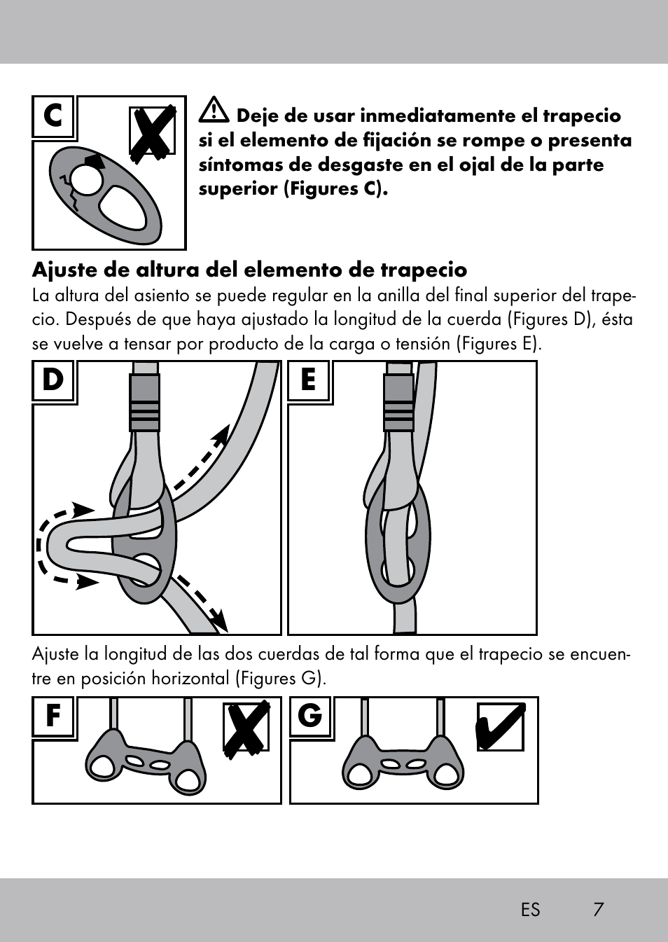 Playtive Swing Trapezschaukel User Manual | Page 5 / 28