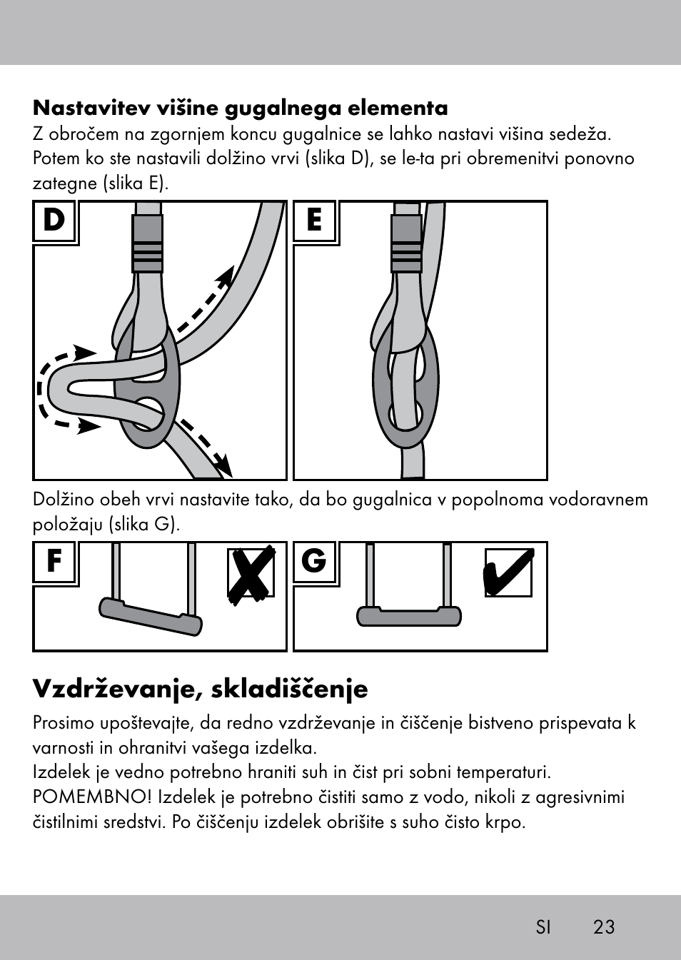 Playtive Swing Brettschaukel User Manual | Page 21 / 40