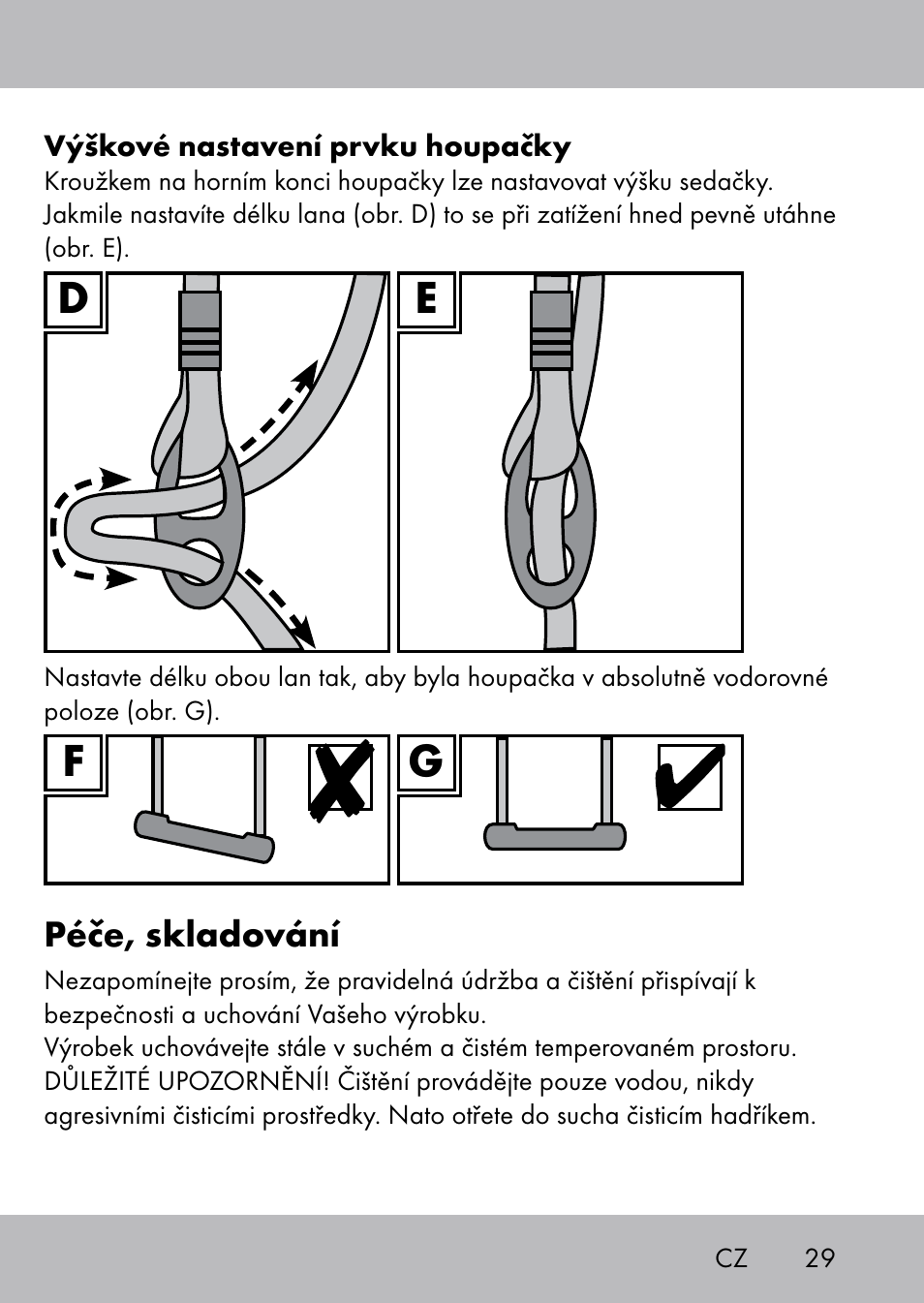 Playtive Swing Brettschaukel User Manual | Page 27 / 40