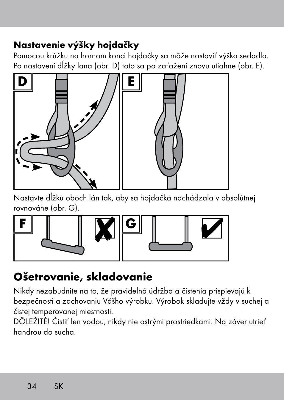 Playtive Swing Brettschaukel User Manual | Page 32 / 40