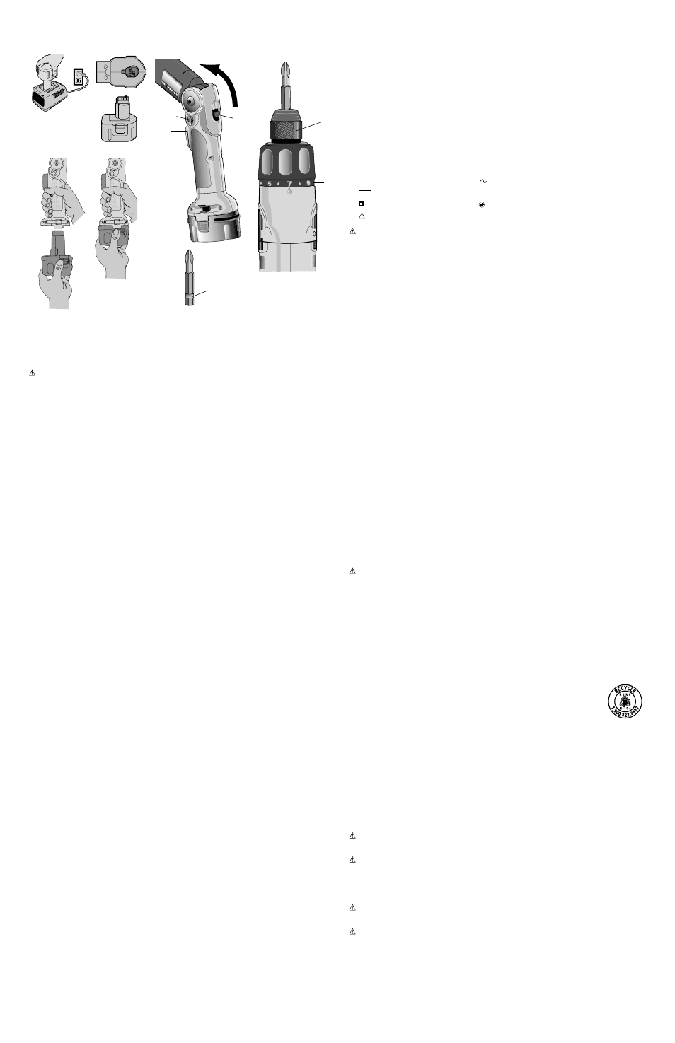 DeWalt DW920 User Manual | Page 3 / 7