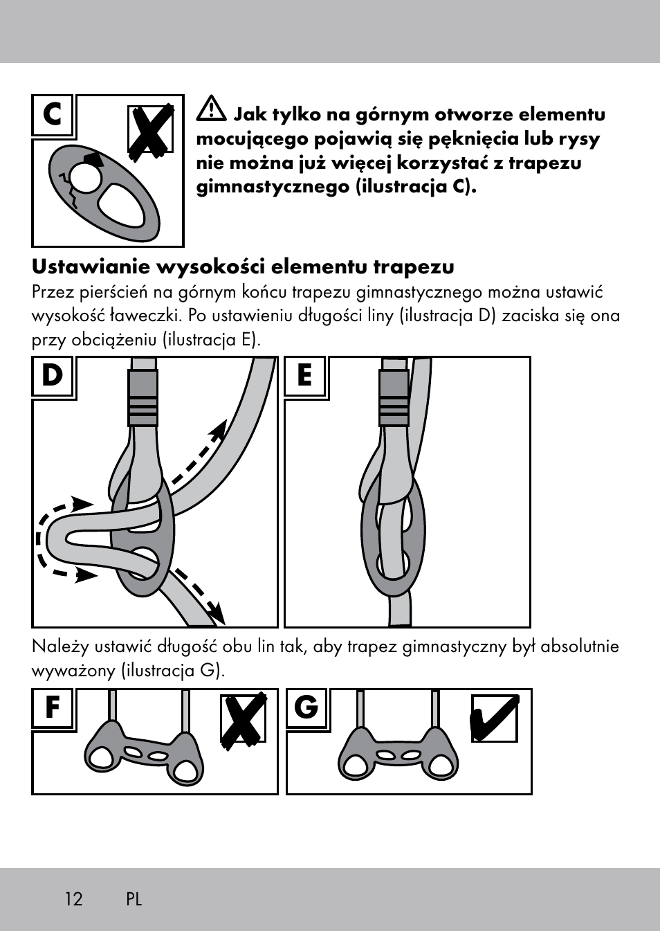 Playtive Swing Trapezschaukel User Manual | Page 10 / 40