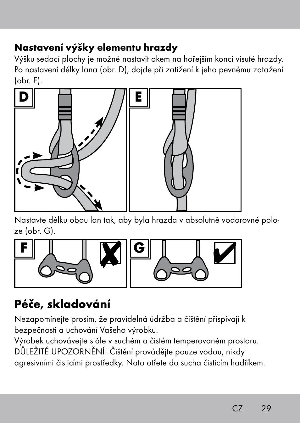 Playtive Swing Trapezschaukel User Manual | Page 27 / 40