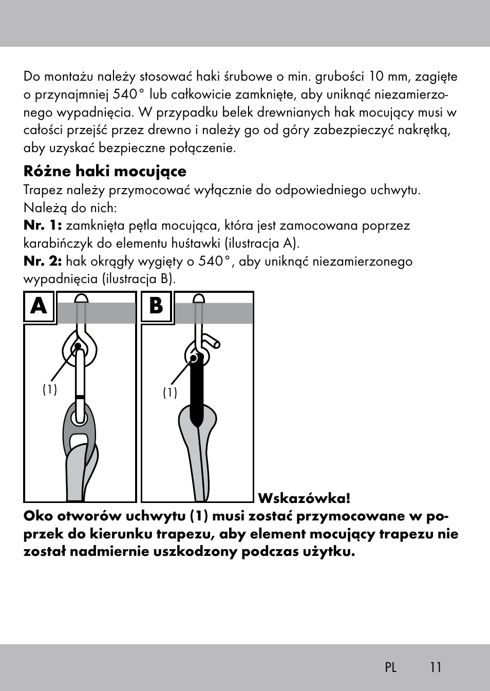 Playtive Swing Trapezschaukel User Manual | Page 9 / 40