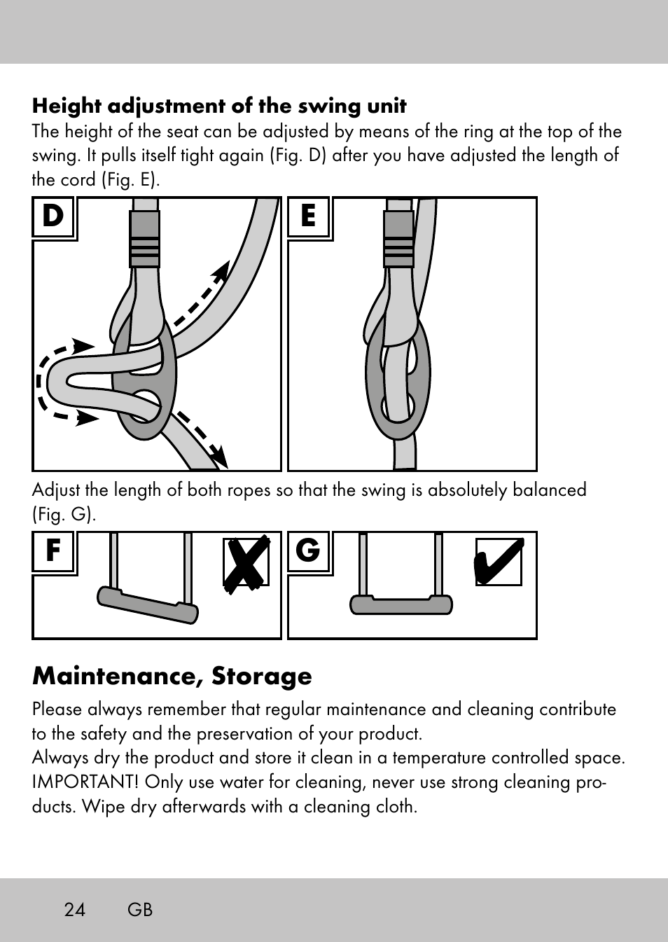 Playtive Swing StyleC User Manual | Page 22 / 24