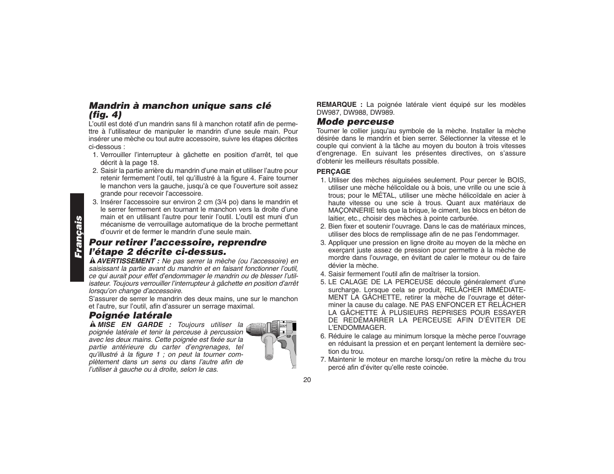 DeWalt DW9106 User Manual | Page 23 / 38