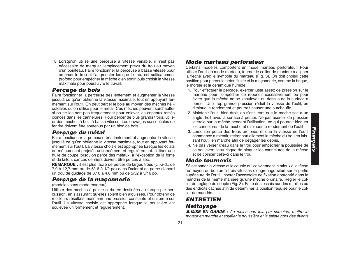DeWalt DW9106 User Manual | Page 24 / 38
