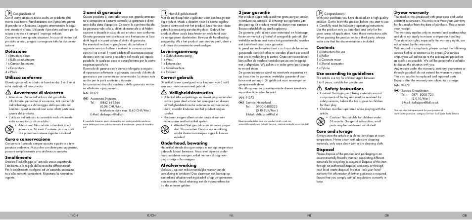 Playtive WOODEN CONSTRUCTION VEHICLES User Manual | Page 2 / 2