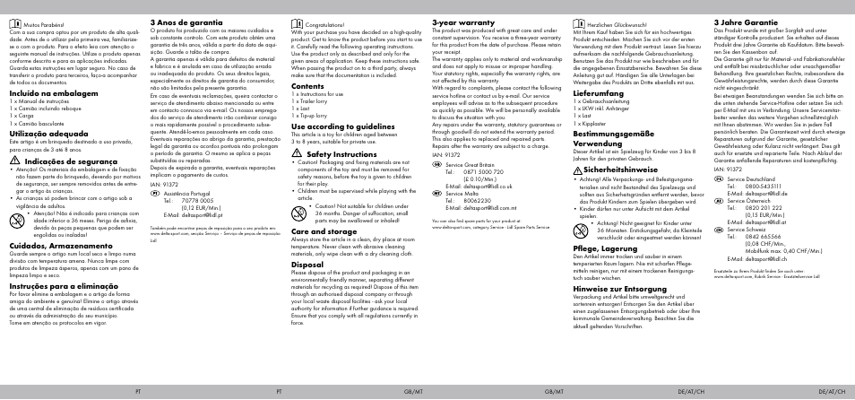 Playtive WOODEN CONSTRUCTION SITE VEHICLES User Manual | Page 2 / 2