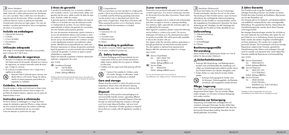 Playtive WOODEN CONSTRUCTION VEHICLES User Manual | Page 2 / 2