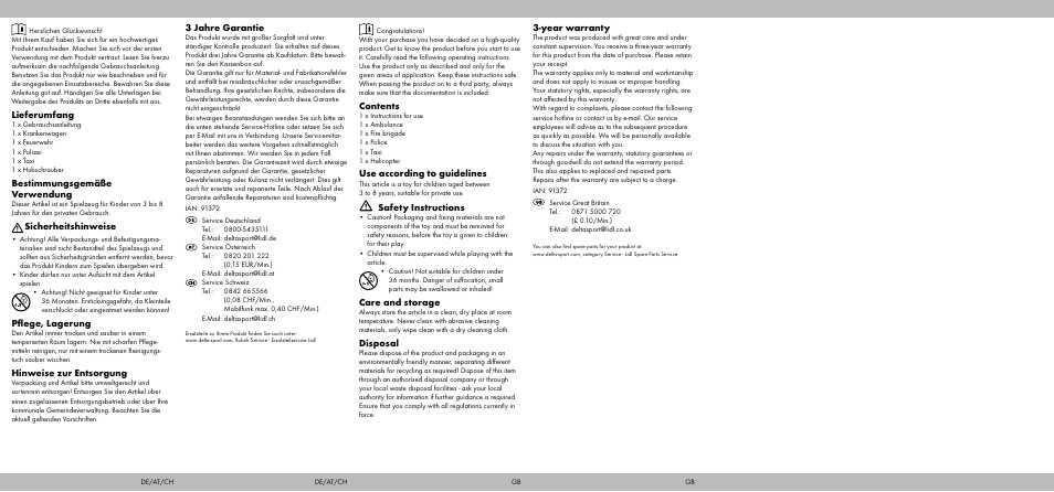 Playtive WOODEN EMERGENCY VEHICLES User Manual | Page 2 / 2