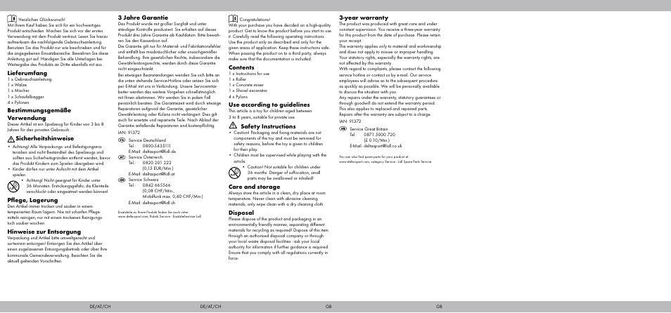 Playtive WOODEN CONSTRUCTION VEHICLES User Manual | Page 2 / 2