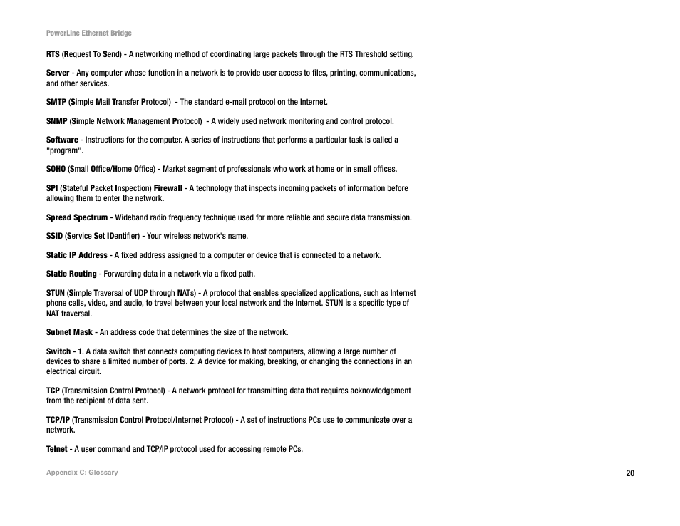 Linksys PLEBR10 User Manual | Page 24 / 29