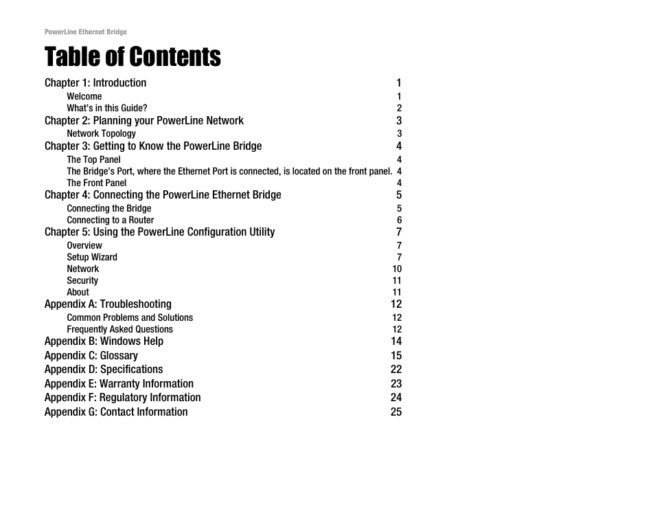 Linksys PLEBR10 User Manual | Page 3 / 29