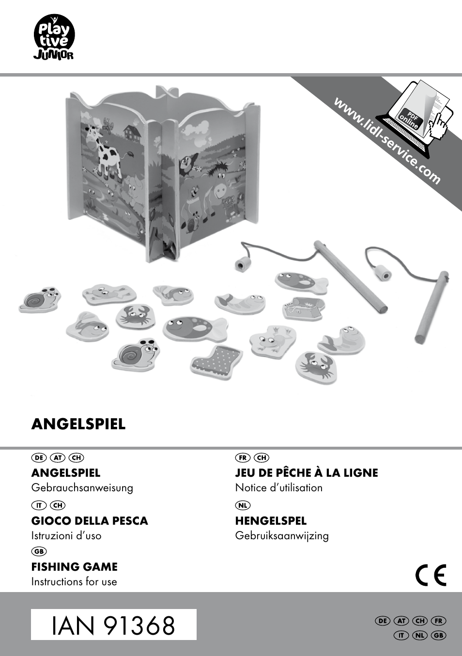 Playtive FISHING GAME User Manual | 8 pages