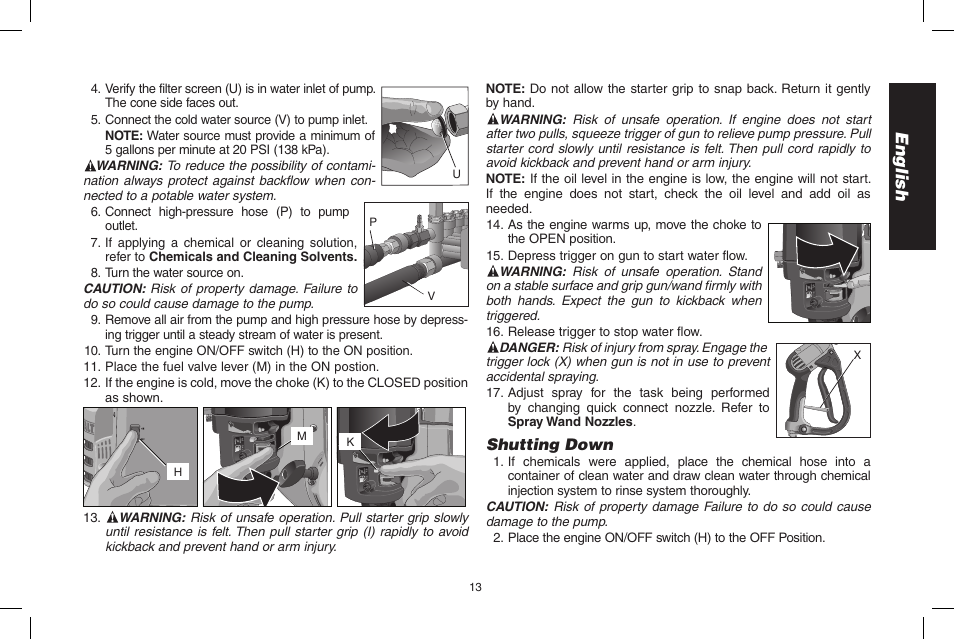 English | DeWalt N0003431 User Manual | Page 13 / 68