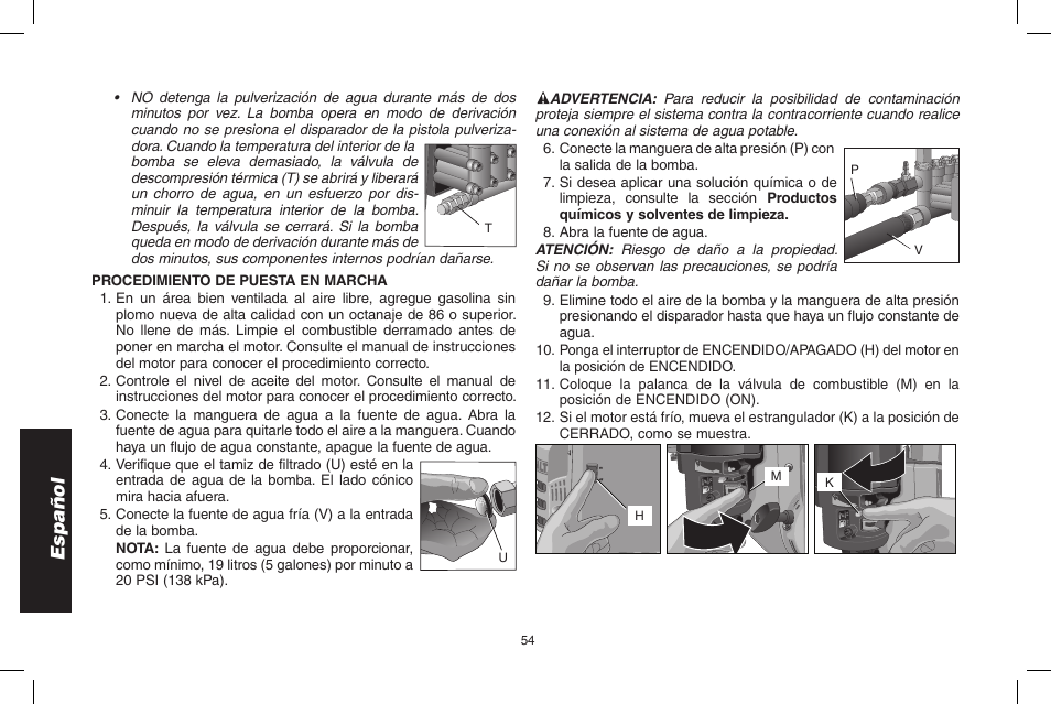 Español | DeWalt N0003431 User Manual | Page 54 / 68