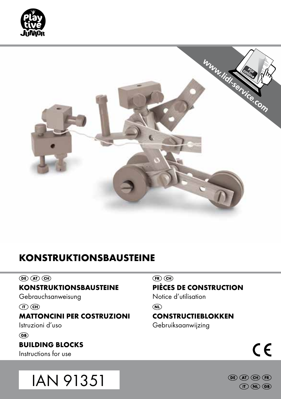 Playtive BUILDING BLOCKS User Manual | 8 pages