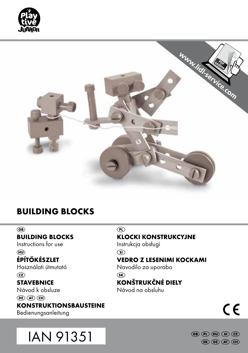 Playtive BUILDING BLOCKS User Manual | 12 pages