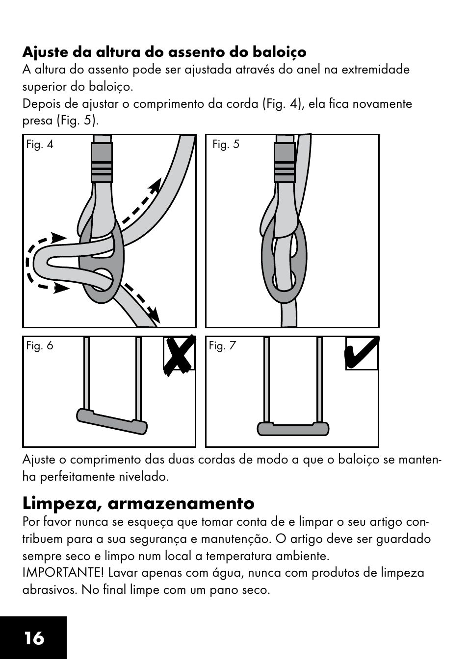 Limpeza, armazenamento | Playtive BOARD SWING User Manual | Page 14 / 28