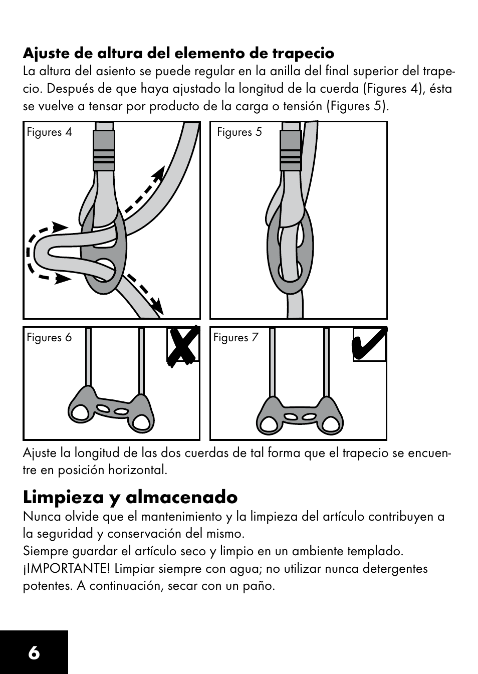 Limpieza y almacenado | Playtive RING TRAPEZE User Manual | Page 4 / 28