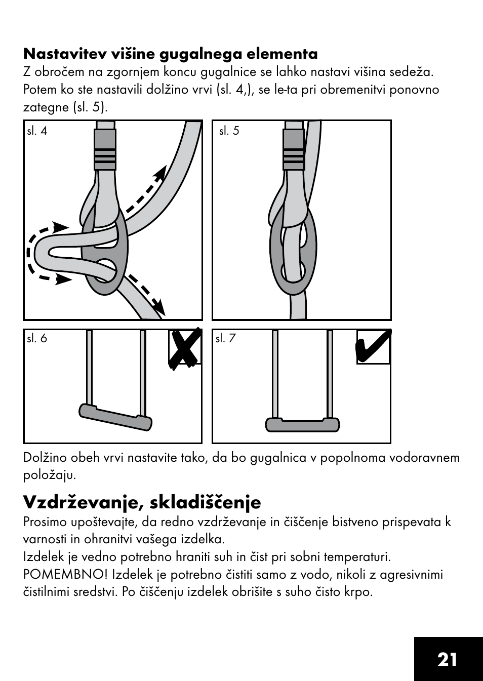 Vzdrževanje, skladiščenje | Playtive BOARD SWING User Manual | Page 19 / 32