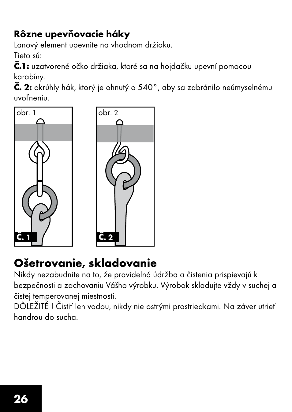 Ošetrovanie, skladovanie | Playtive CLIMBING ROPE User Manual | Page 24 / 28