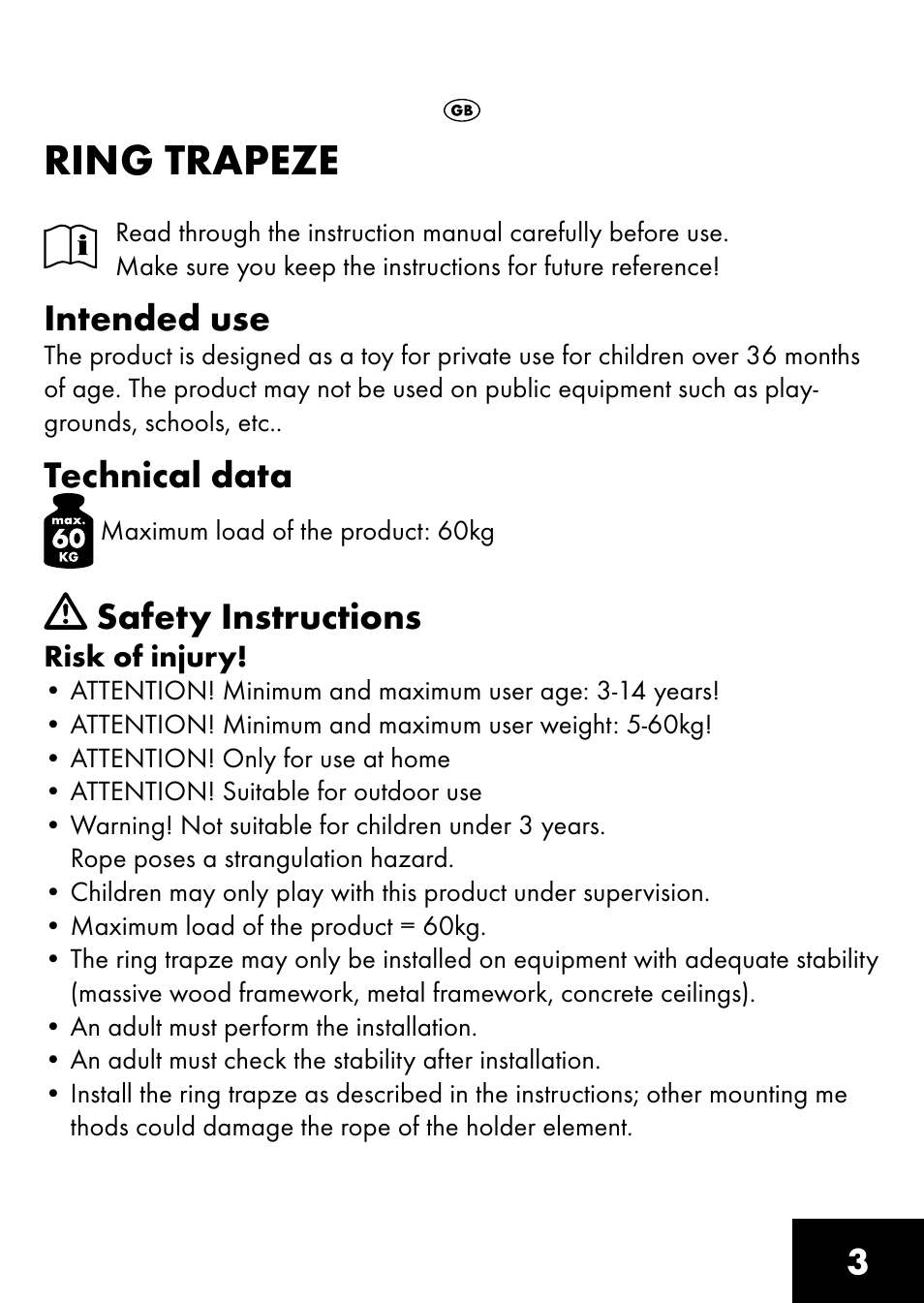 Playtive RING TRAPEZE User Manual | 32 pages